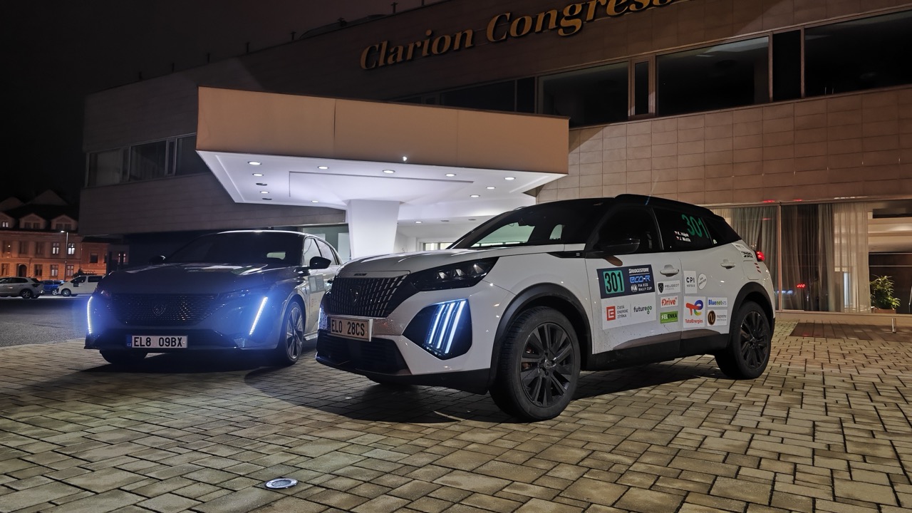 1. závod ecoRally v roce 2025: foto Peugeot